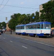Трамвай в Риге Трамвай в Риге